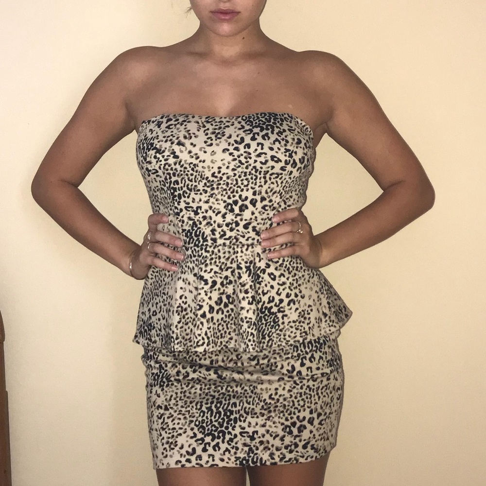 Cheetah Fitted Dress